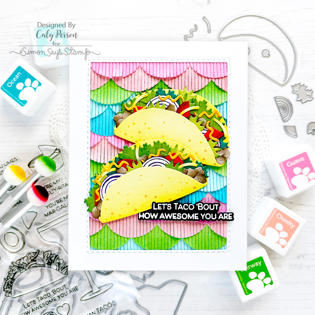 Simon Says Stamp Build a Taco Wafer Dies 1073sd Celebrate Friend Card | color-code:ALT03