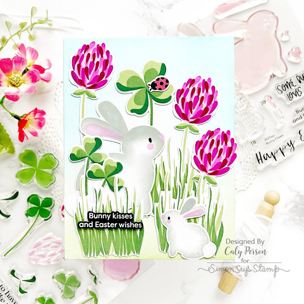 Simon Says Stamp Bunny Kisses Wafer Dies 1037sdc Splendor Easter Card | color-code:ALT01