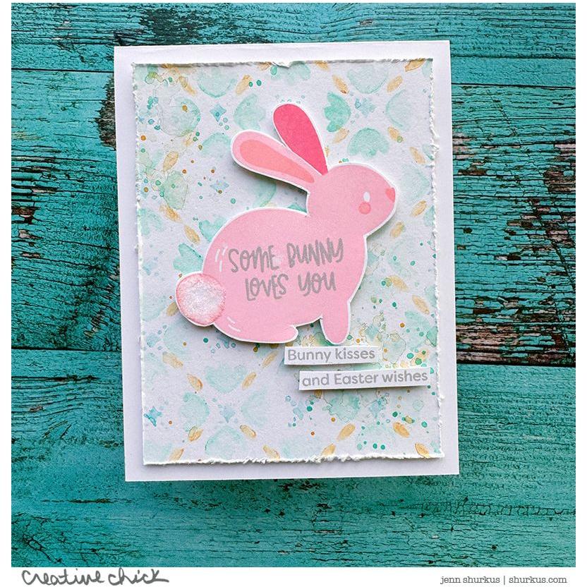 Simon Says Stamp Bunny Kisses Wafer Dies 1037sdc Splendor Easter Card