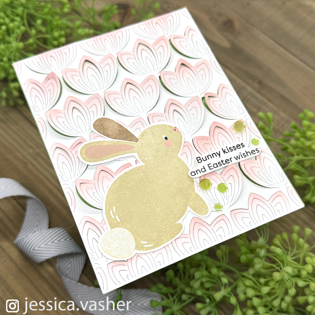 Simon Says Stamp Bunny Kisses Wafer Dies 1037sdc Splendor Easter Card | color-code:ALT04