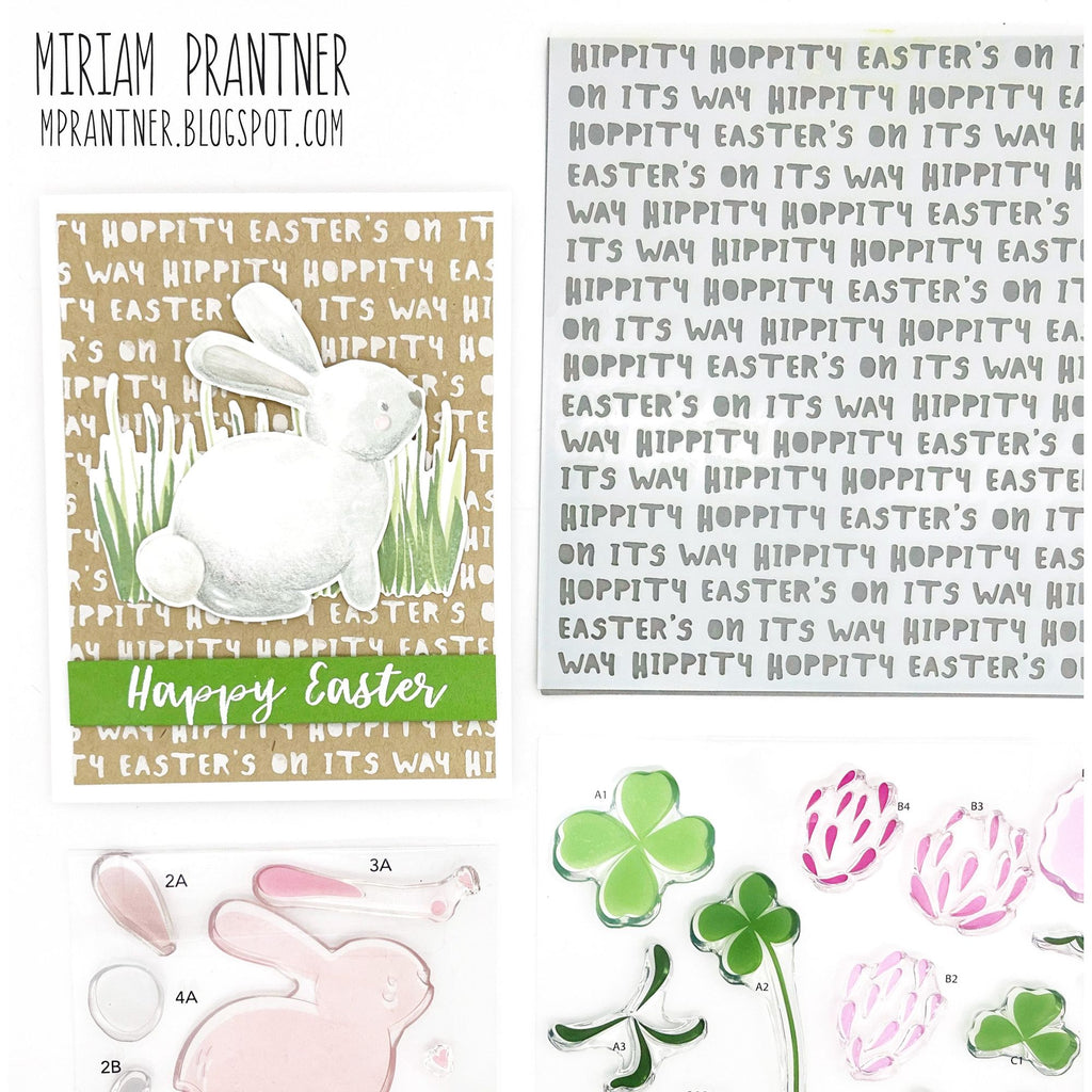 Simon Says Clear Stamps Bunny Kisses 3025ssc Splendor Easter Card | color-code:ALT05