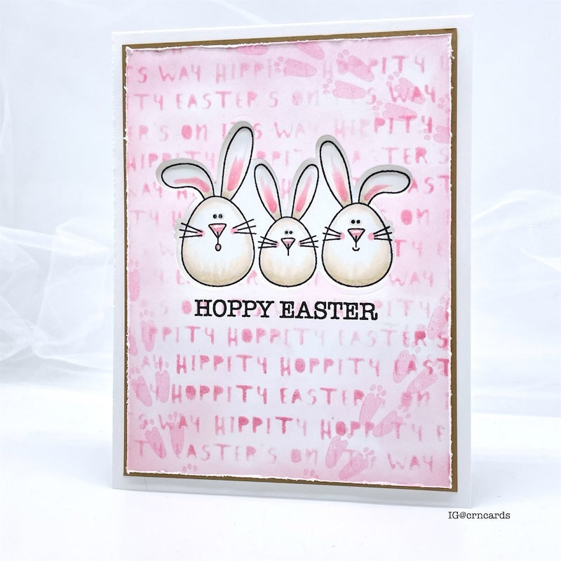 Simon Says Clear Stamps Bunny Trail 3031ssc Splendor Easter Card