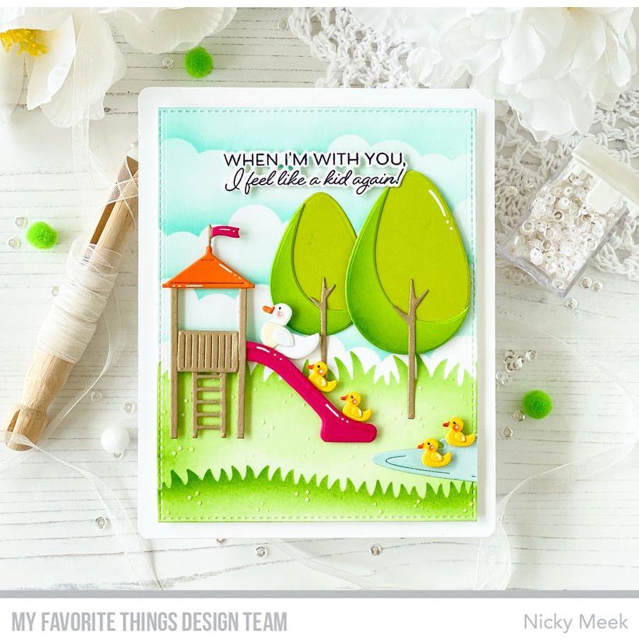 My Favorite Things On the Playground Dies Die-Namics mft2812 I feel like a kid again | color-code:alt1