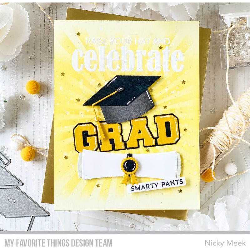 My Favorite Things ConGRADulations Clear Stamps cs789 smarty pants | color-code:alt1