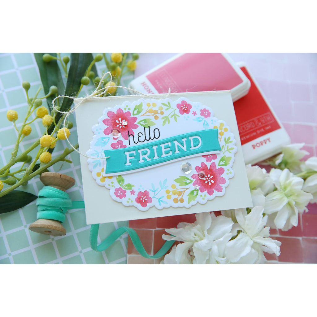 Concord & 9th Friendly Florals STAMPtember Exclusive Stamps 2127ssc | color-code:ALT06