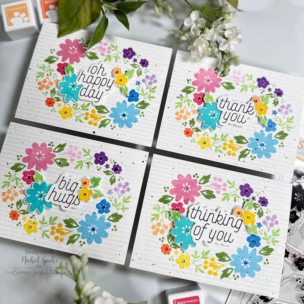 Concord & 9th Friendly Florals STAMPtember Exclusive Stamps 2127ssc | color-code:ALT04