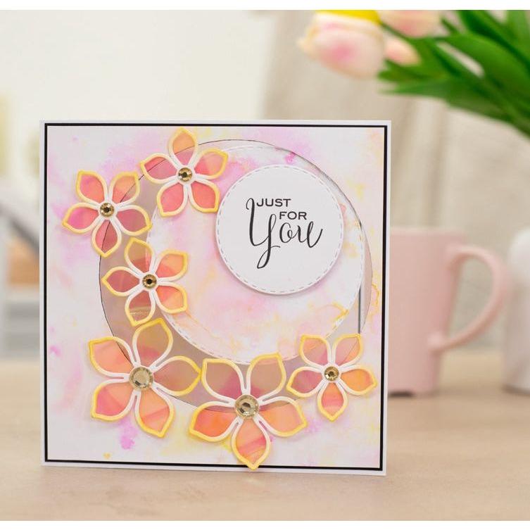 Crafter's Companion Tropical Sunset Illusion Film cc-ilf-trsu Flower card