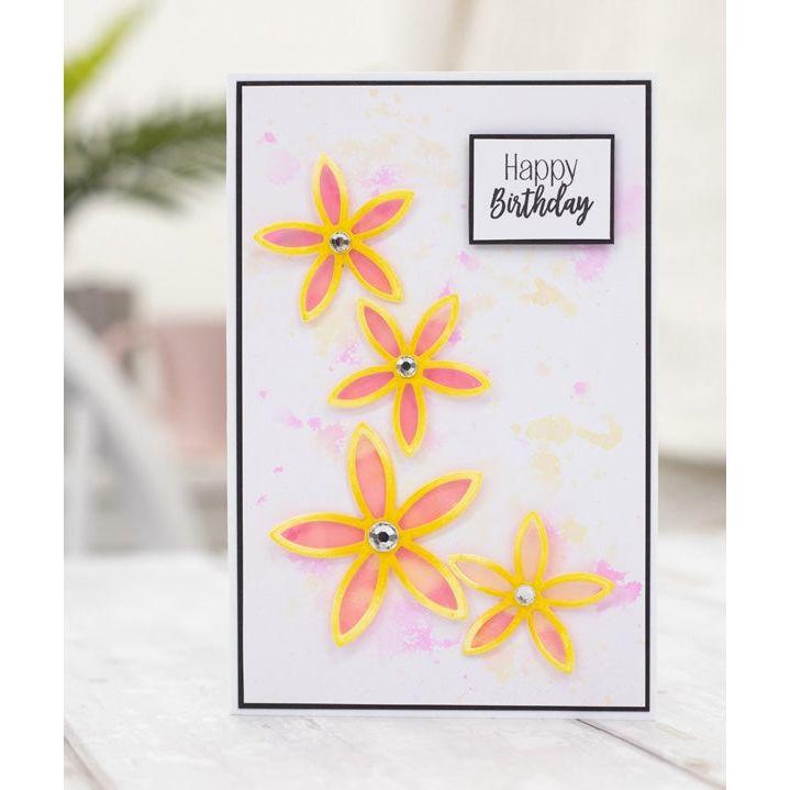 Crafter's Companion Coral Illusion Film cc-ilf-cor flower card