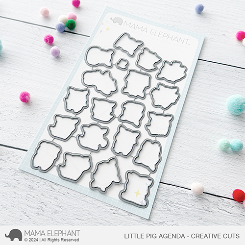 Mama Elephant Little Pig Agenda Creative Cuts Steel Dies – Simon Says Stamp