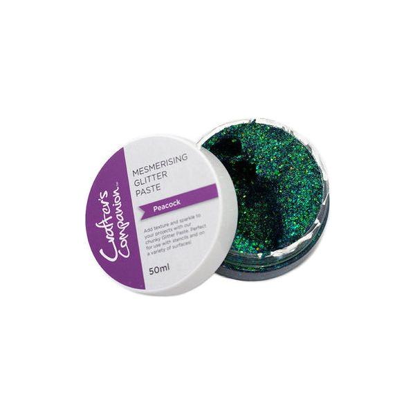 Crafter's Companion Peacock Mesmerising Glitter Paste cc-mme-chglp-peac