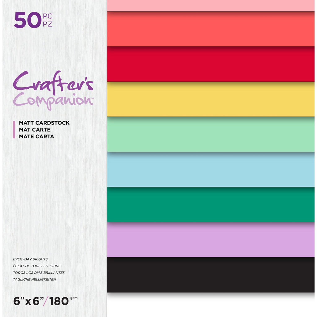 Crafter's Companion Everyday Brights 6 x 6 Paper Pad cc-pad6-evebr