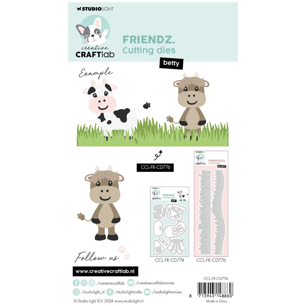 Studio Light Betty Friendz Dies ccl-fr-cd774 package back