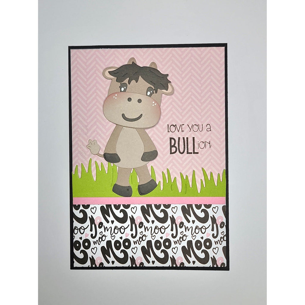 Studio Light Holy Cow Friendz Clear Stamps ccl-fr-stamp599 love you a bullion