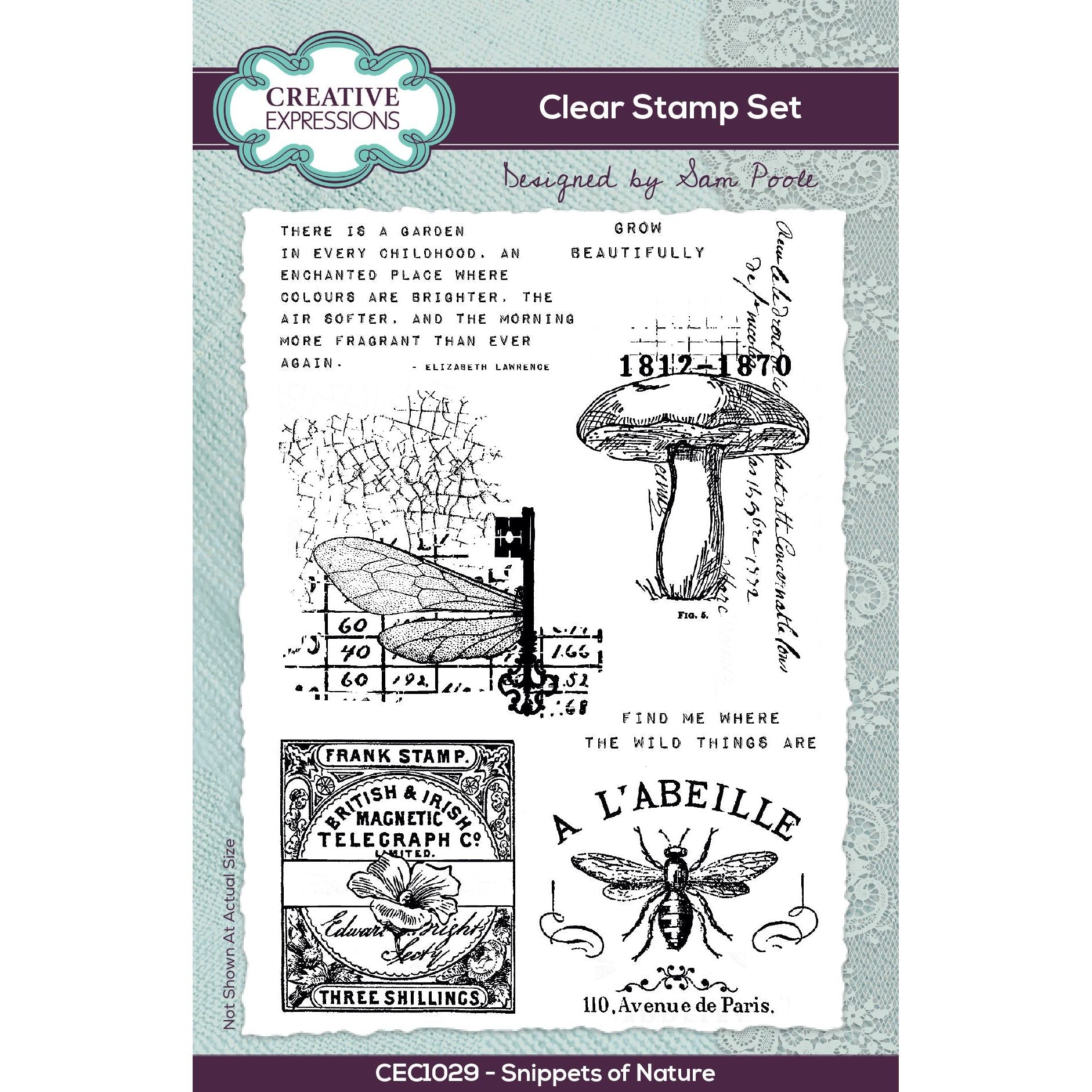 Nature Images Rubber Stamp Kit