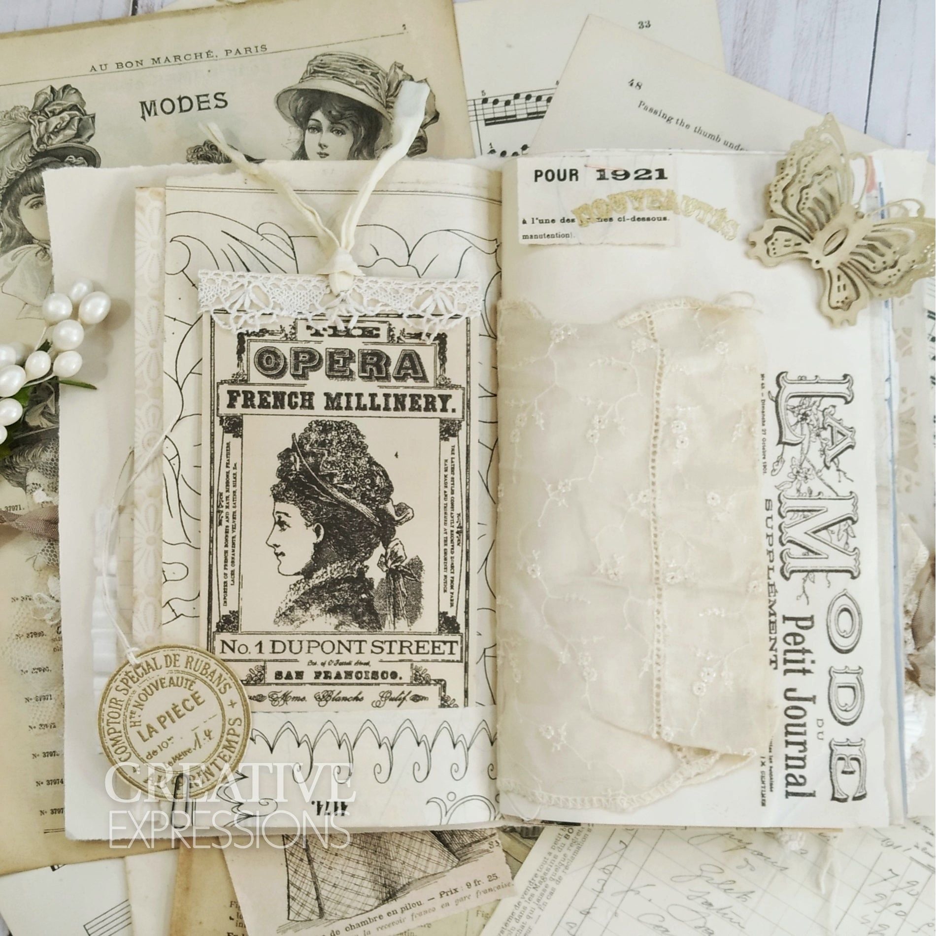 Creative Expressions • Clear Stamps Journal Notes