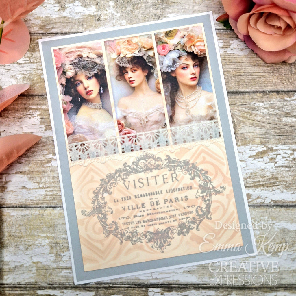 Creative Expressions Victorian Clear Stamps cec1074 visiter