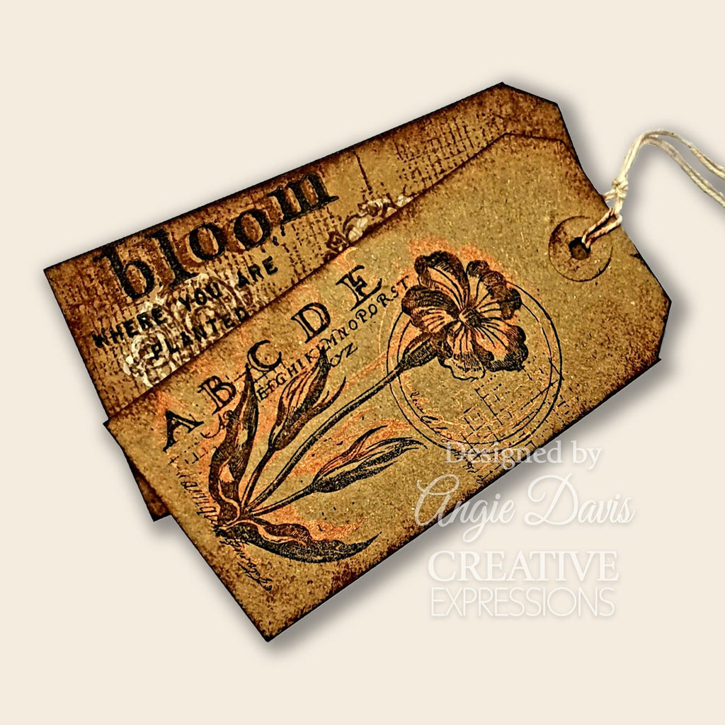 Creative Expressions Bloom Clear Stamps cec1081 tag