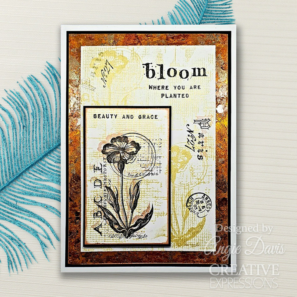 Creative Expressions Bloom Clear Stamps cec1081 beauty and grace