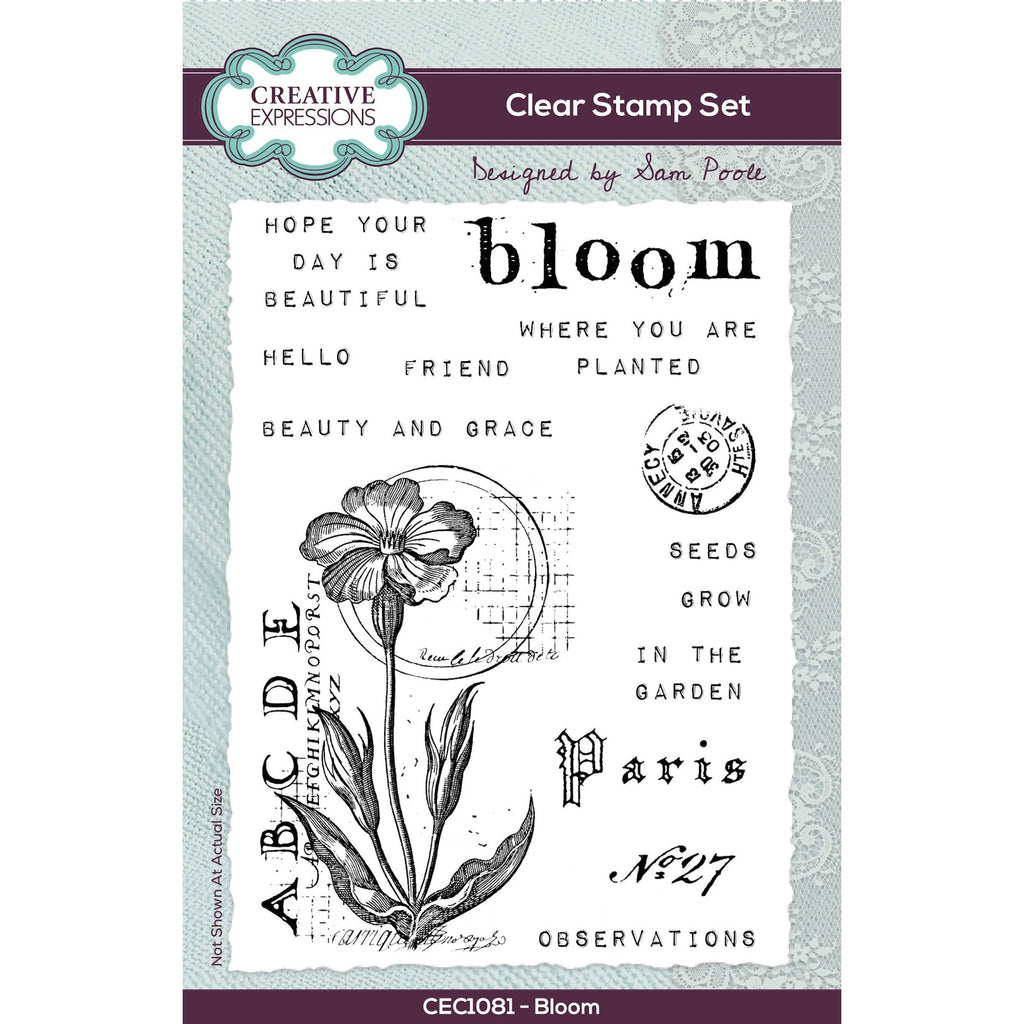 Creative Expressions Bloom Clear Stamps cec1081