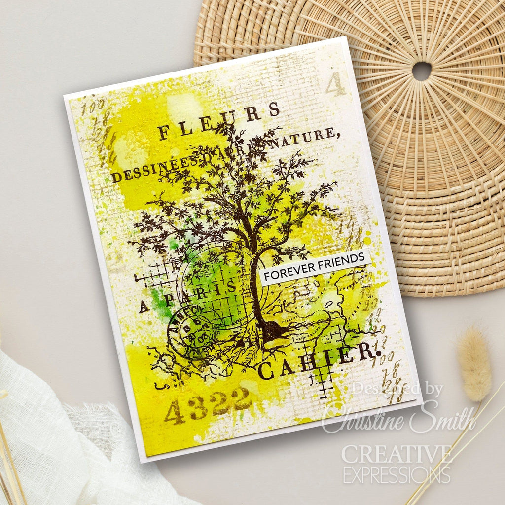 Creative Expressions Numbers From The Past Clear Stamps cec1086 fleurs