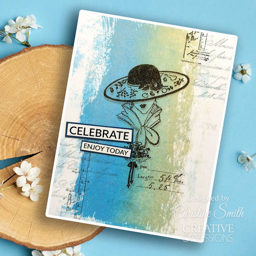 Creative Expressions Hotel de la Poste Clear Stamps cec1093 celebrate