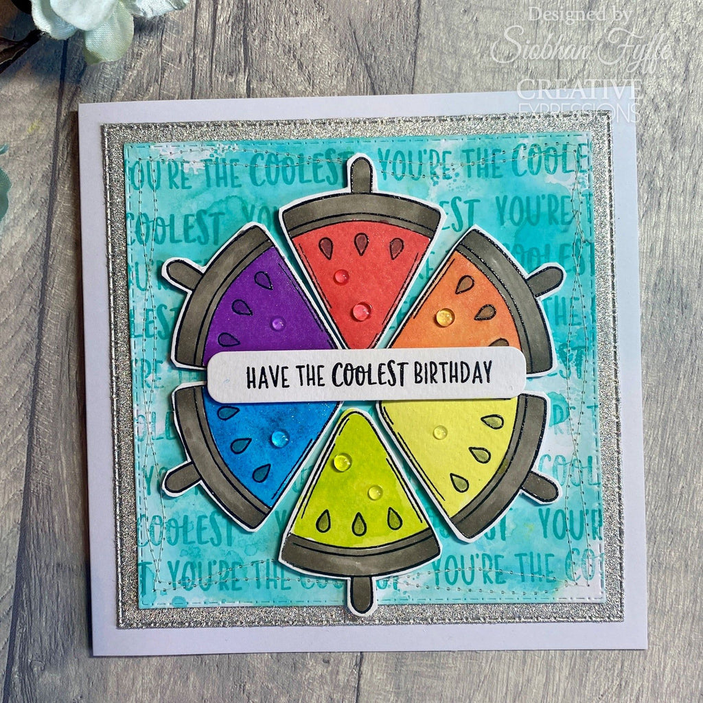 Creative Expressions The Coolest Clear Stamps cec1097 coolest birthday