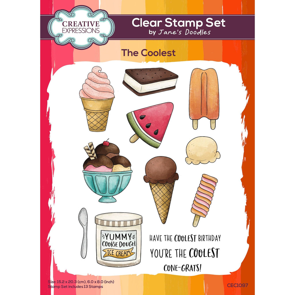 Creative Expressions The Coolest Clear Stamps cec1097