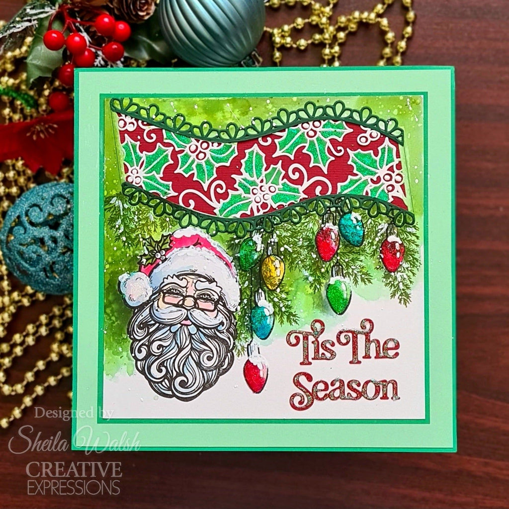 Creative Expressions Santa Clear Stamps cec1102 tis the season