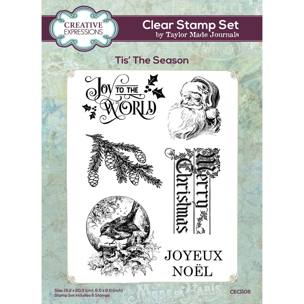 Creative Expressions Tis' The Season Clear Stamps cec1106