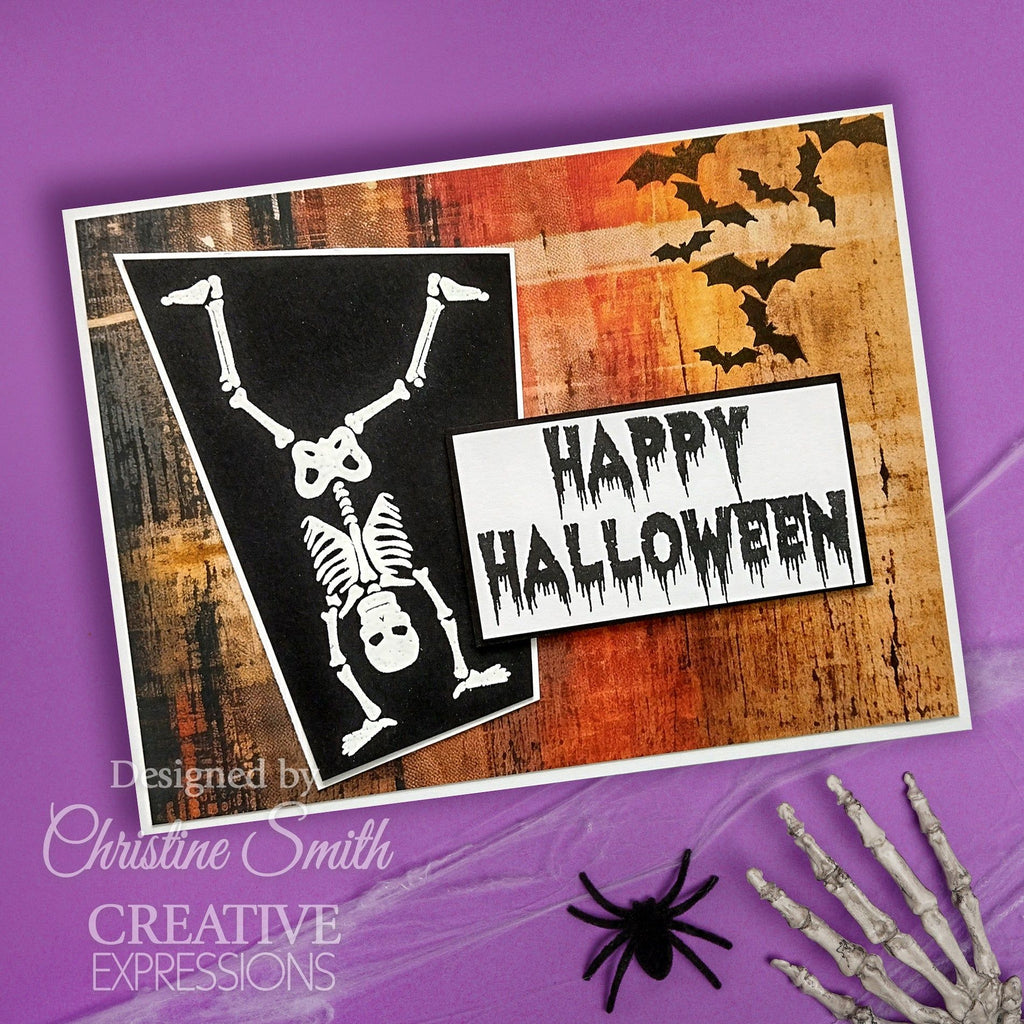 Creative Expressions Trick Or Treat Clear Stamps cec1107 happy halloween