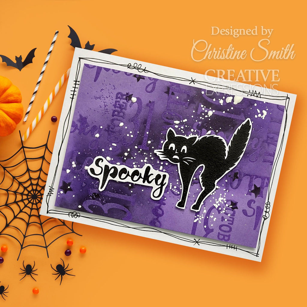 Creative Expressions Vintage Halloween Clear Stamps cec1108 cat