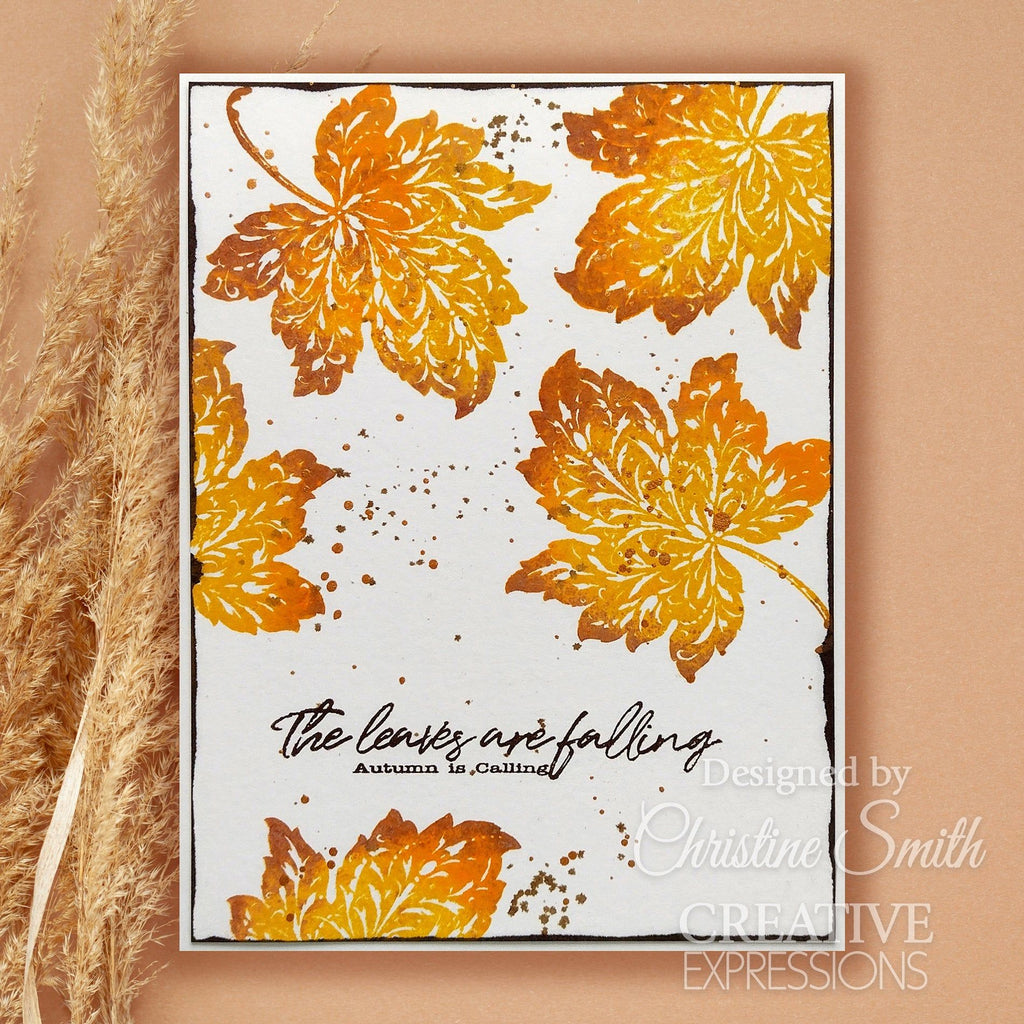 Creative Expressions Fall Favourites Clear Stamps cec1109 leaves