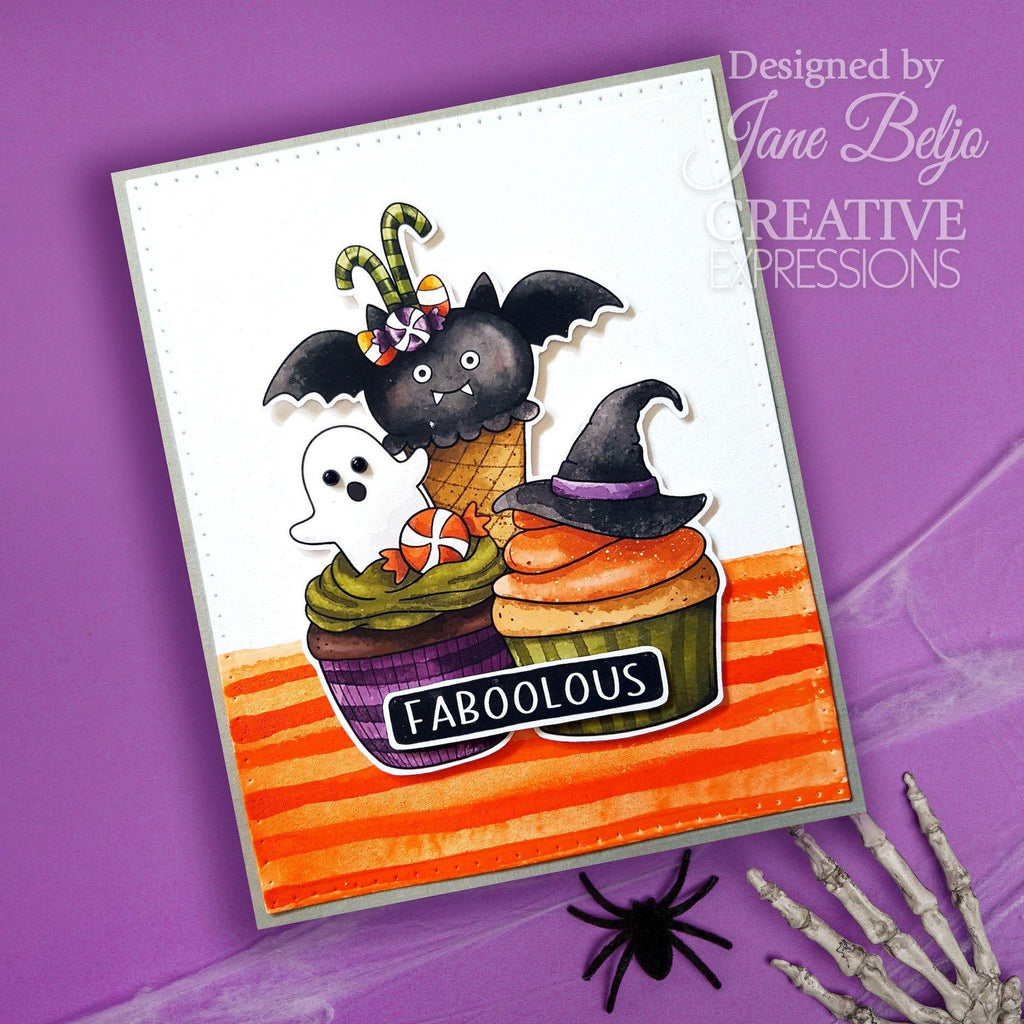 Creative Expressions Spooktacular Clear Stamps cec1114 faboolous