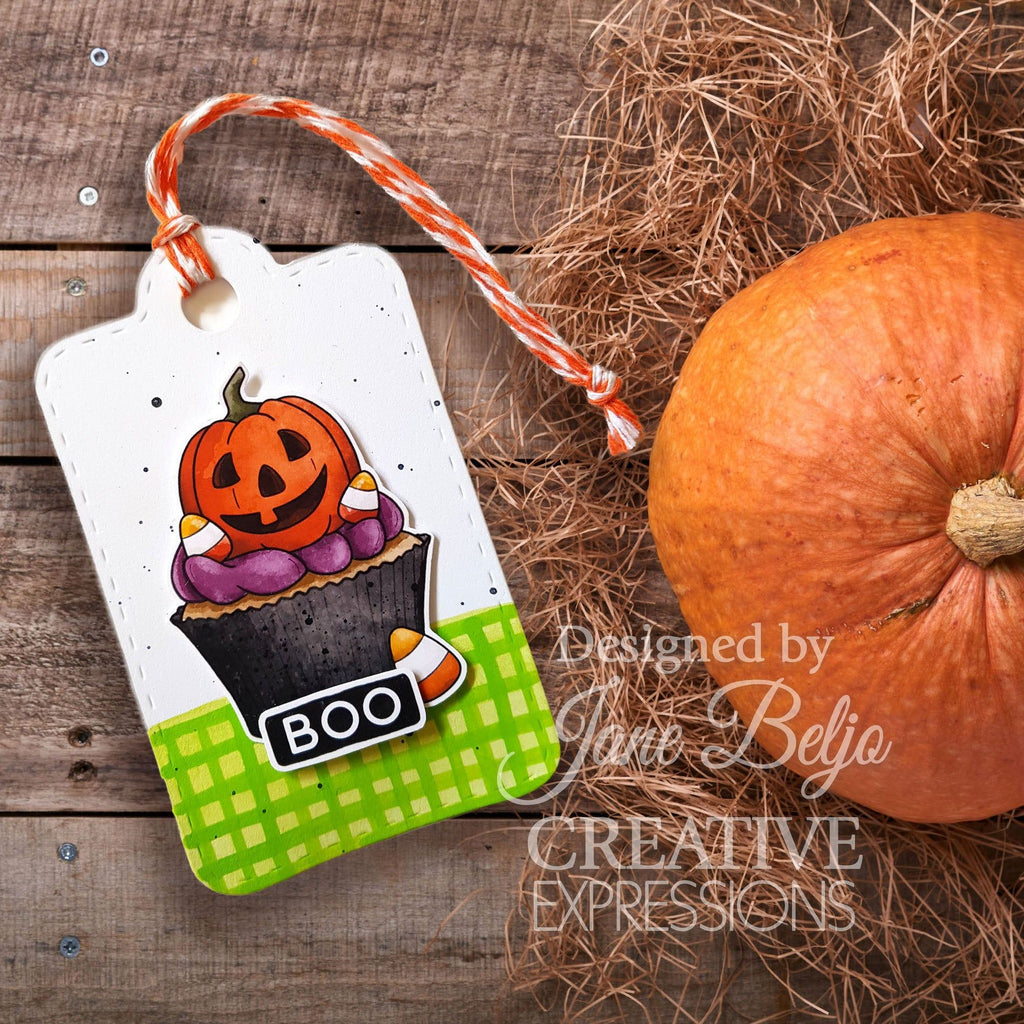 Creative Expressions Spooktacular Clear Stamps cec1114 tag