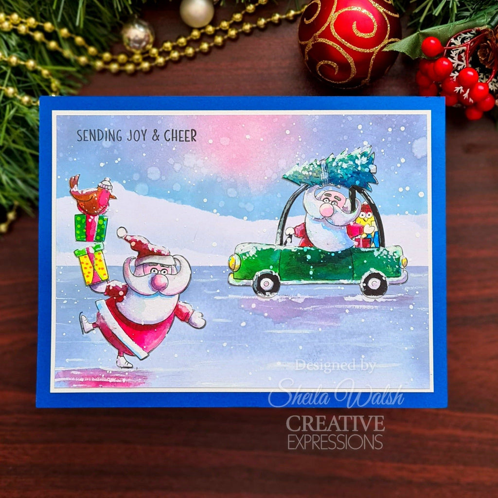 Creative Expressions St Nick Clear Stamps cec1115 sending joy