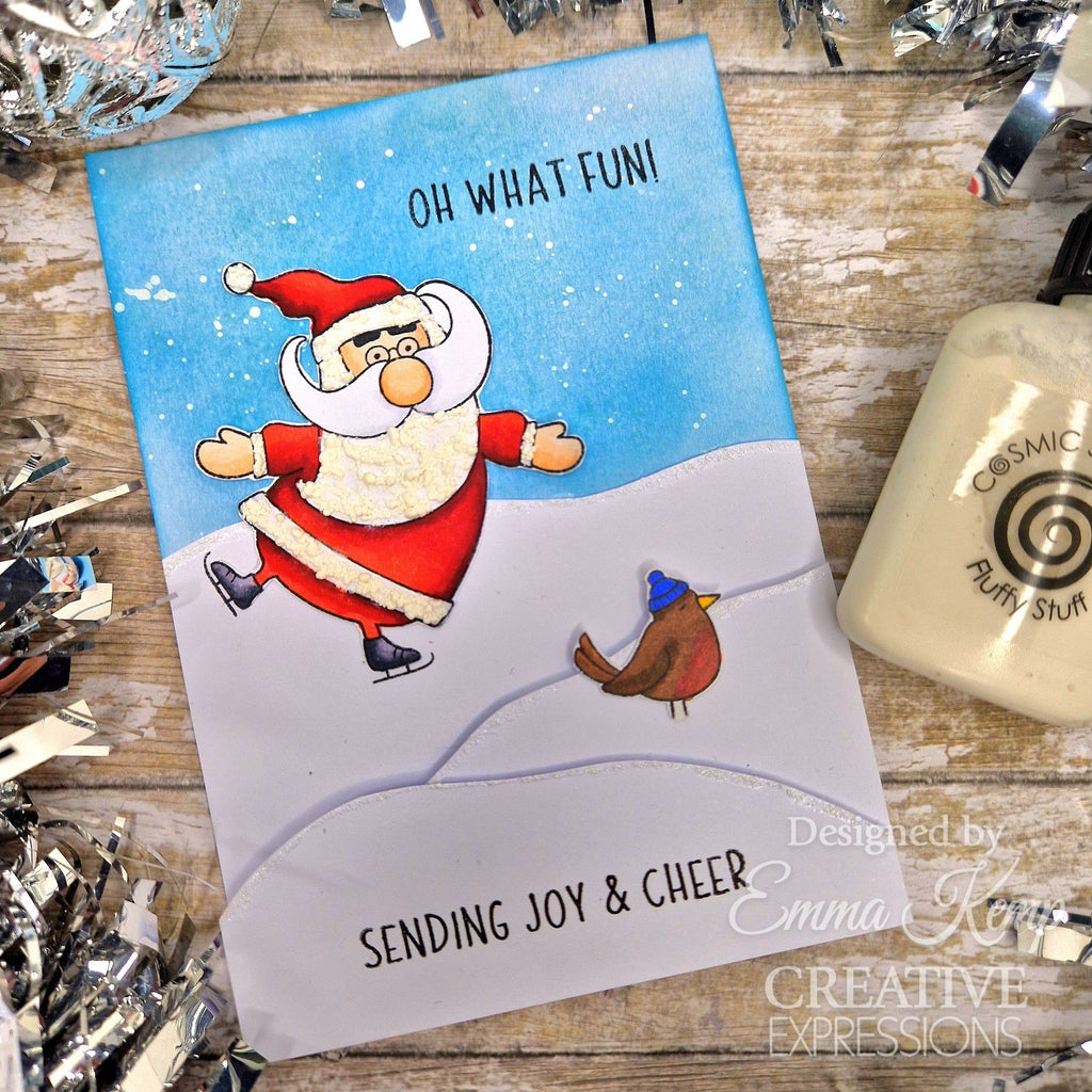 Creative Expressions St Nick Clear Stamps cec1115 oh waht fun