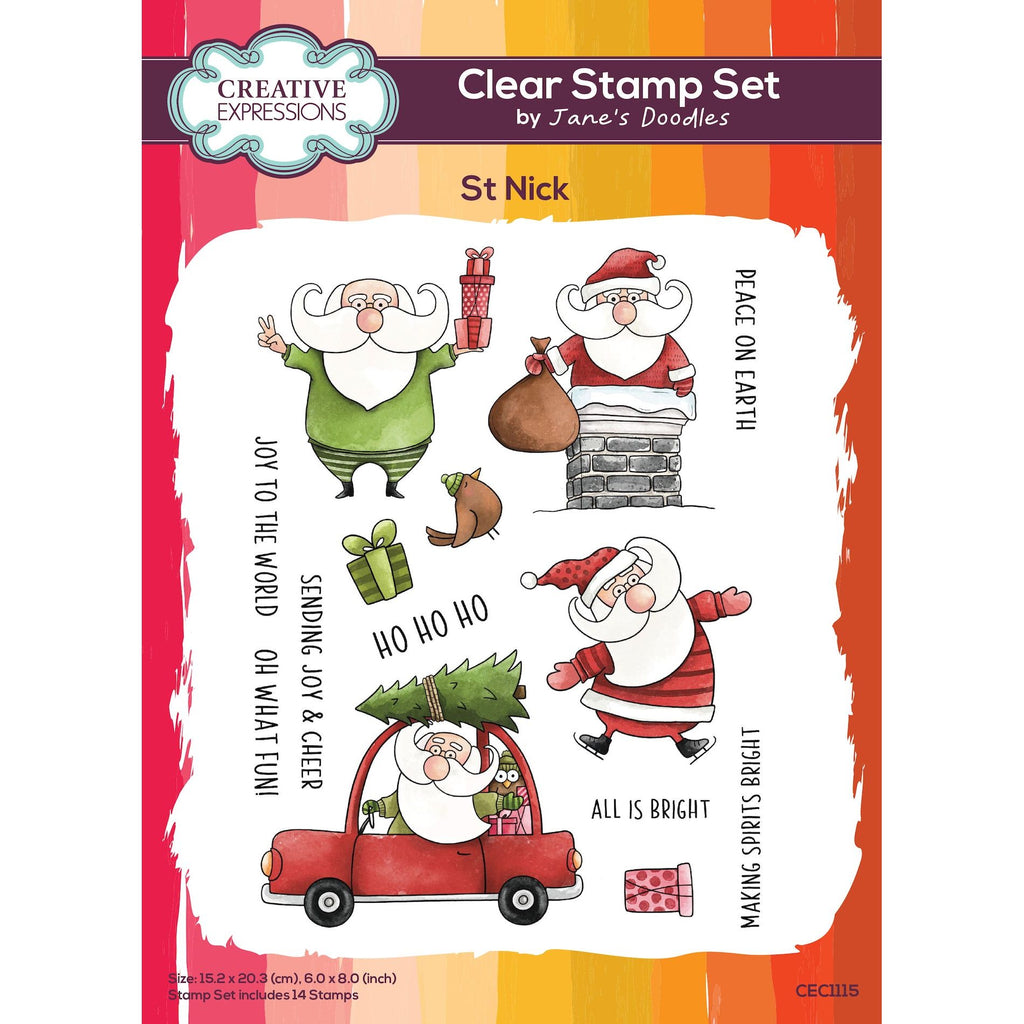 Creative Expressions St Nick Clear Stamps cec1115