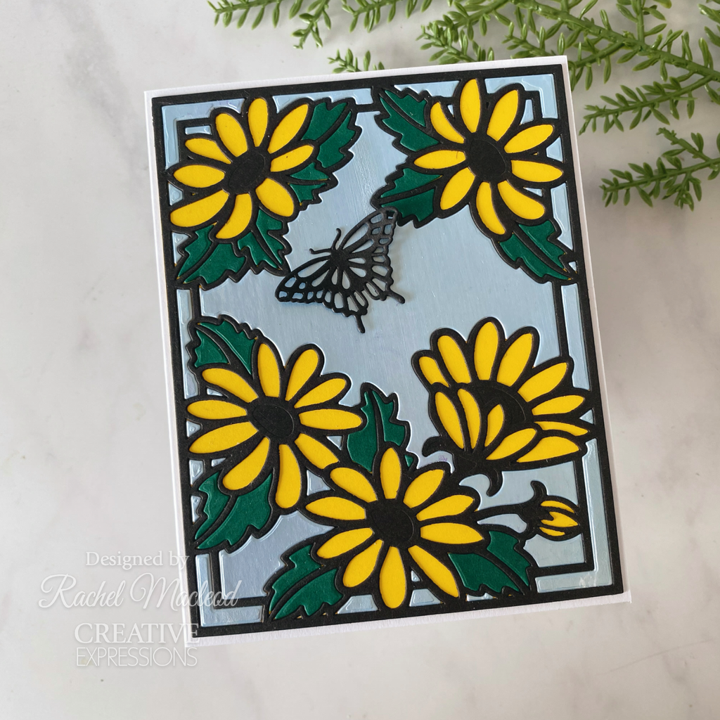 Creative Expressions Dynamic Daisies Dies ced1551 butterfly