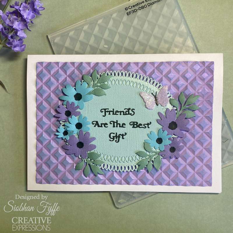 Creative Expressions Floral Medley Dies ced1552 friends