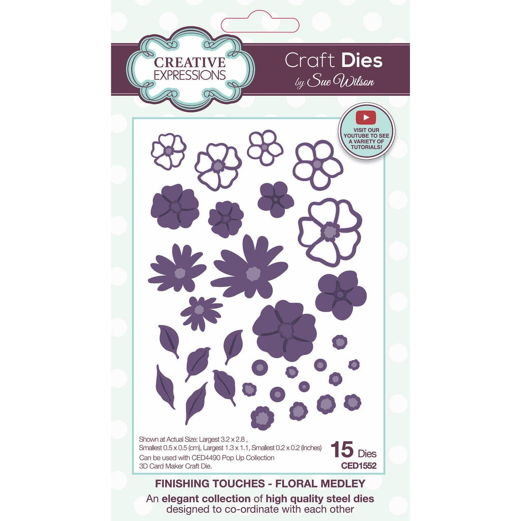 Creative Expressions Floral Medley Dies ced1552