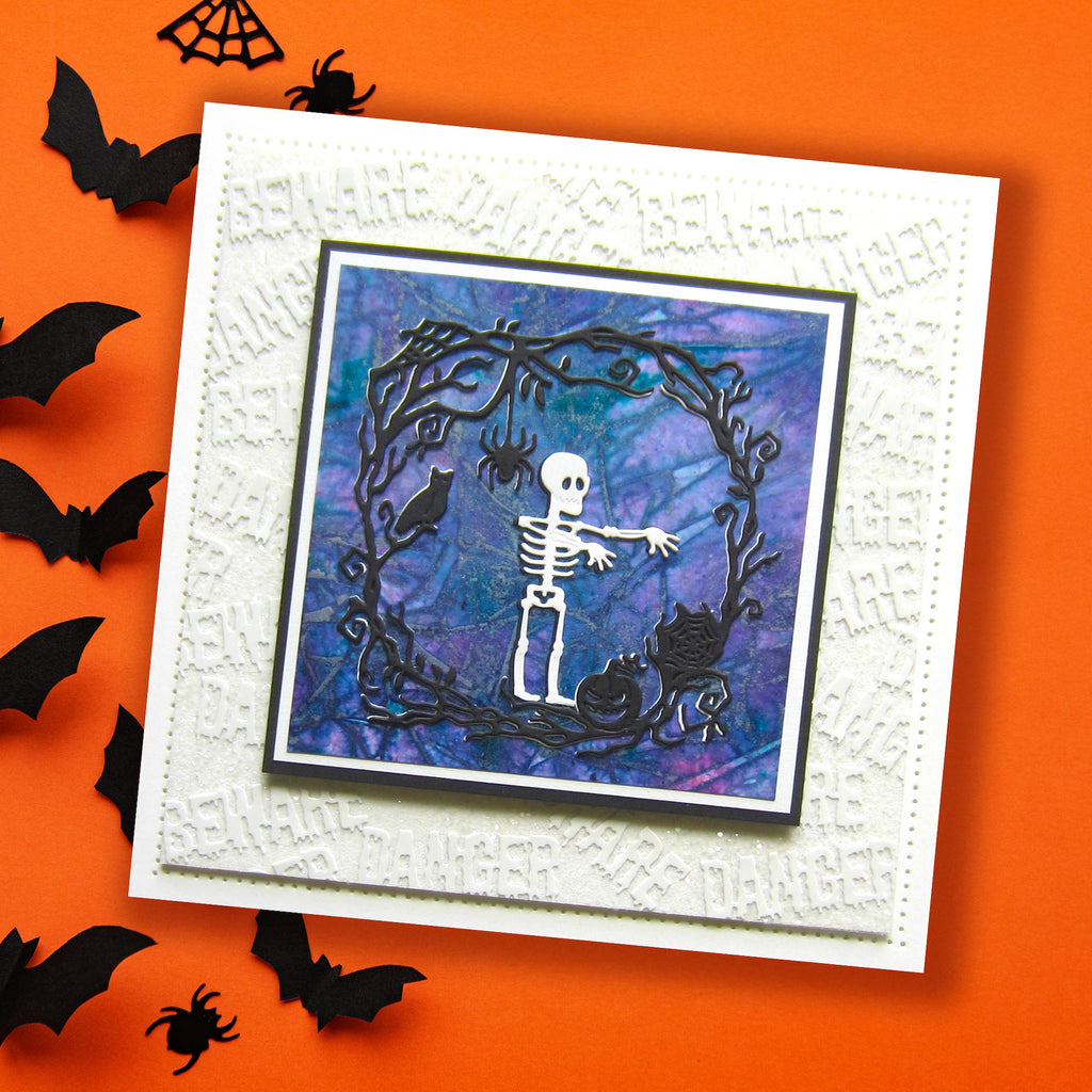 Creative Expressions Halloween Skeleton Frame Dies ced21060 beware