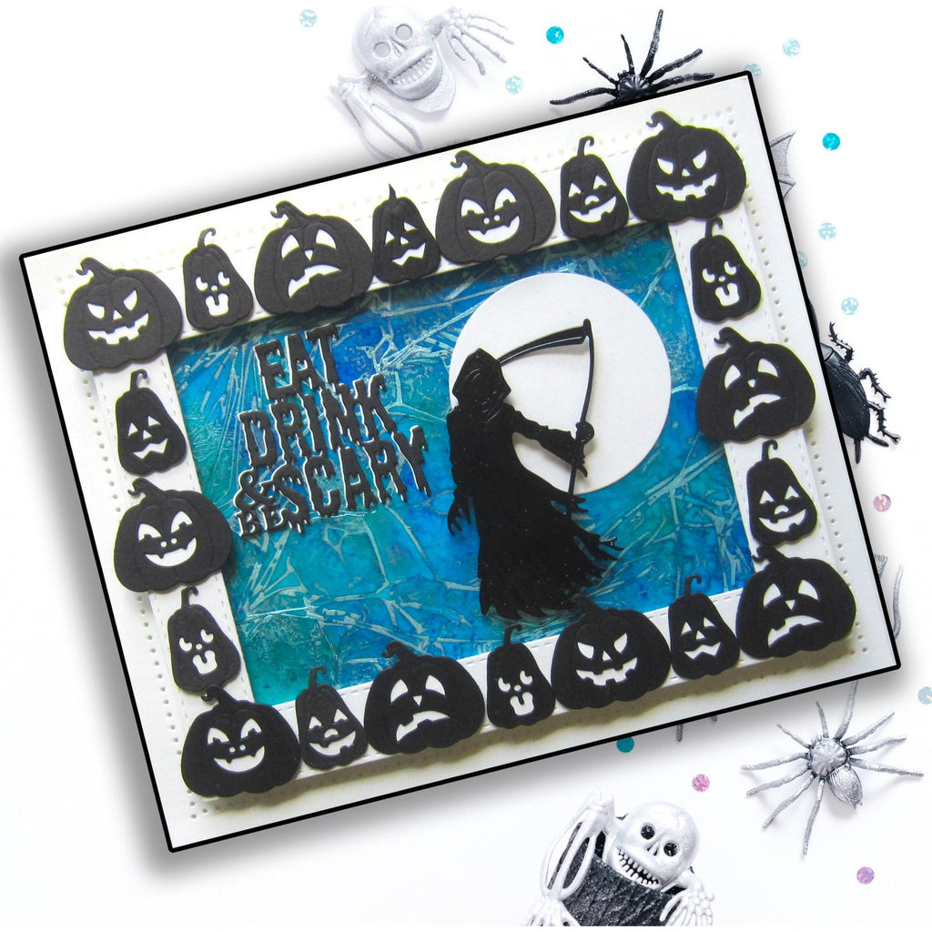 Creative Expressions Halloween Skeleton Frame Dies ced21060 eat drink and be scary