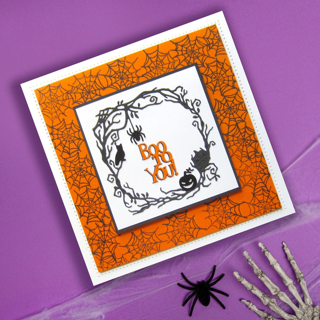 Creative Expressions Halloween Boo To You Frame Dies ced21061 webs