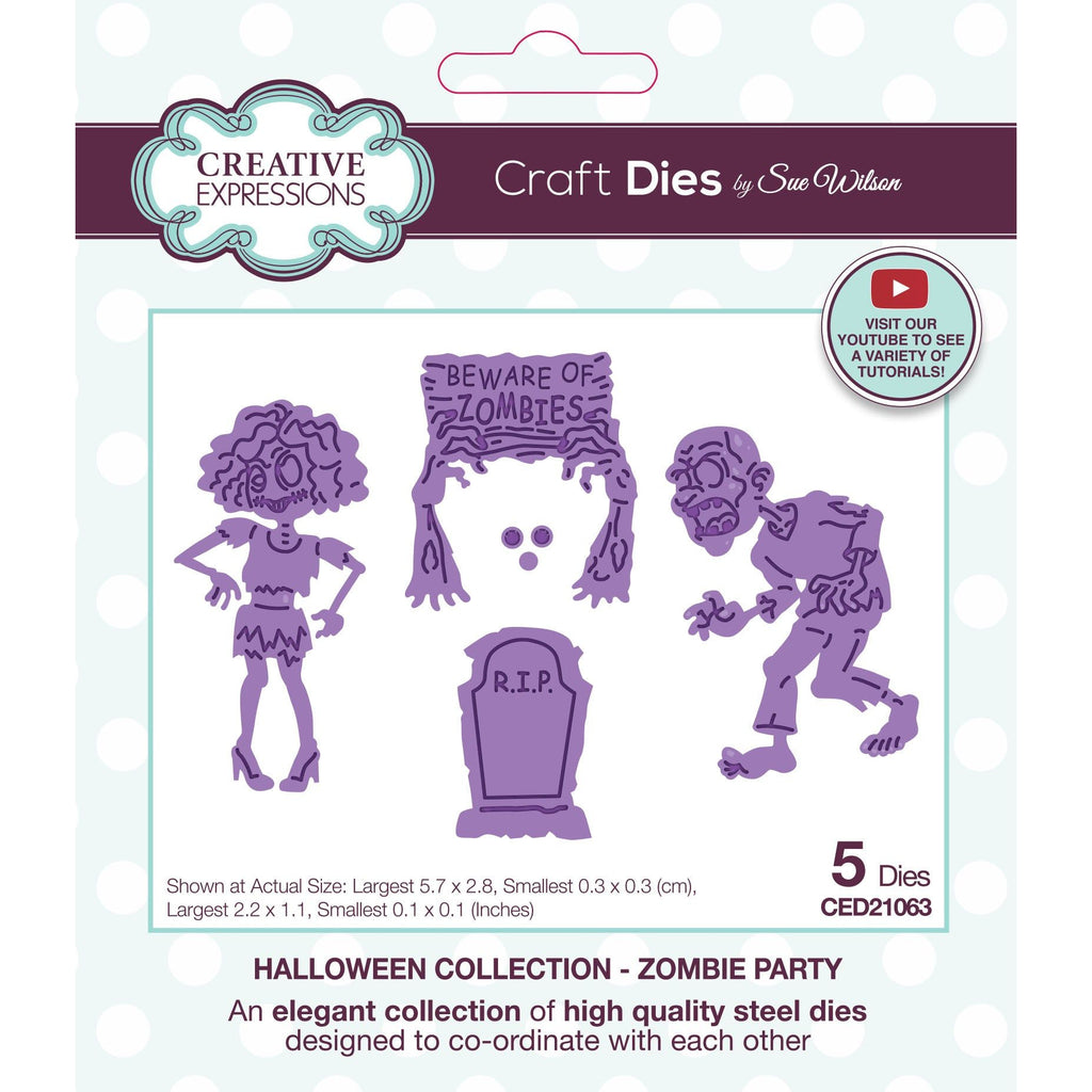 Creative Expressions Halloween Zombie Party Dies ced21063