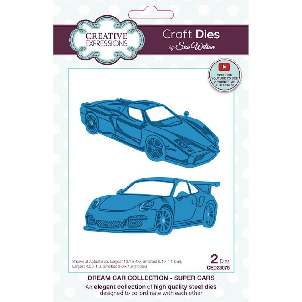 Creative Expressions Super Cars Dies ced23075