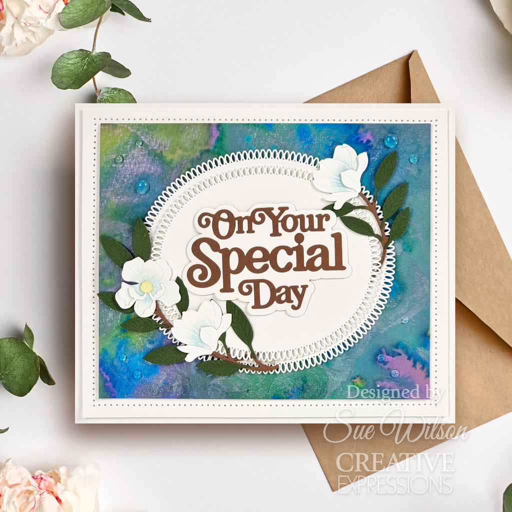 Creative Expressions Layered Flowers Magnolia Dies ced25058 special day