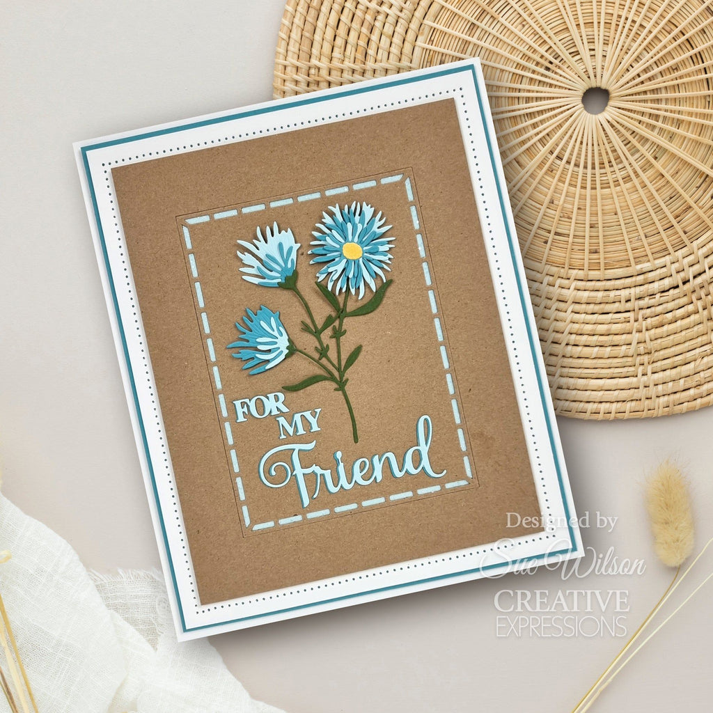 Creative Expressions Layered Flowers Aster Dies ced25063 my friend