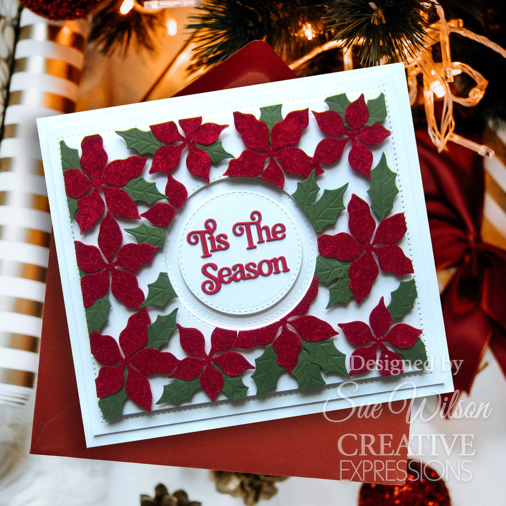 Creative Expressions Stylish Poinsettia Dies ced3276 tis the season