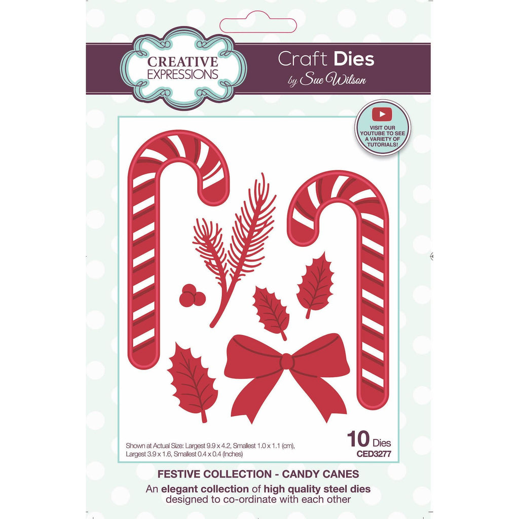 Creative Expressions Candy Canes Dies ced3277