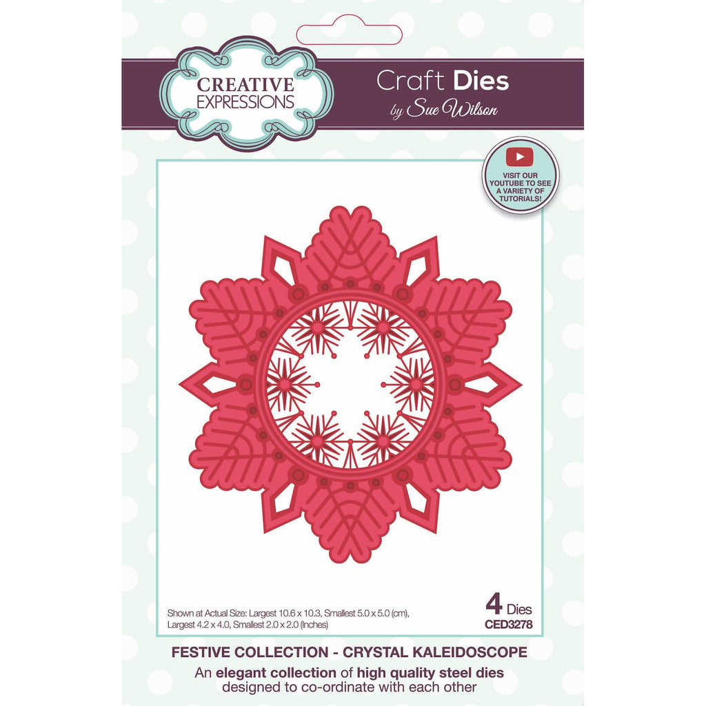 Creative Expressions Crystal Kaleidoscope Dies ced3278